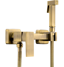 Гигиенический душ Haiba HB5513-4 со смесителем, бронза