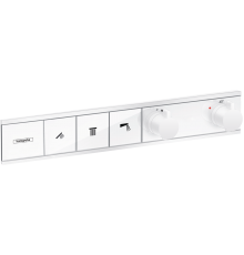 Термостатический смеситель Hansgrohe RainSelect 15381700 для ванны с душем, матовый белый
