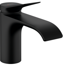 Смеситель для раковины Hansgrohe Vivenis 80 75010670 матовый черный