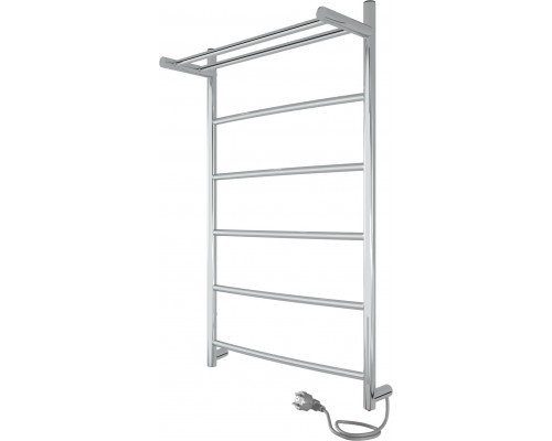 Полотенцесушитель электрический Indigo Arc LCAE80-50PR с полкой, полированный хром