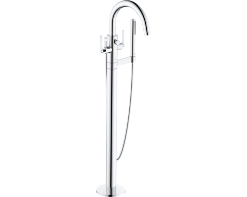 Напольный смеситель для ванны с душем Kludi Nova Fonte Puristic 205900515 хром