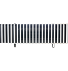 Конвектор отопления KVZ Compact KVZ-Vent-230-80-2000-4V-UA/RRA-230-2000-A с решеткой