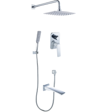 Душевой комплект Lemark Allegro LM5922CW С ВНУТРЕННЕЙ ЧАСТЬЮ