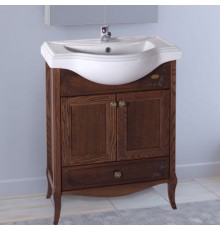 Тумба с раковиной ASB-Woodline Салерно 65 орех антикварный