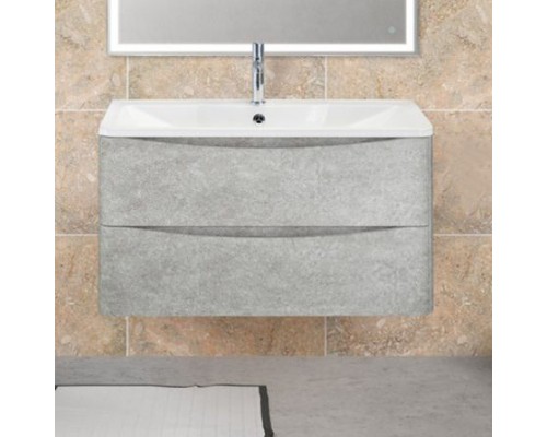 Тумба с раковиной BelBagno Acqua 90 подвесная, cemento verona grigio