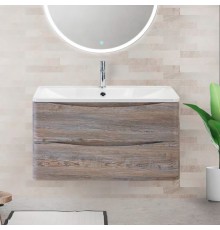 Тумба с раковиной BelBagno Acqua 80 подвесная, pino scania