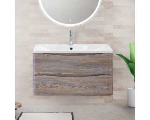 Тумба с раковиной BelBagno Acqua 80 подвесная, pino scania