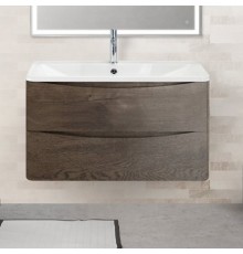 Тумба с раковиной BelBagno Acqua 90 подвесная, robere nature grigio