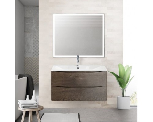 Мебель для ванной комнаты BelBagno Acqua 90 подвесная, robere nature grigio