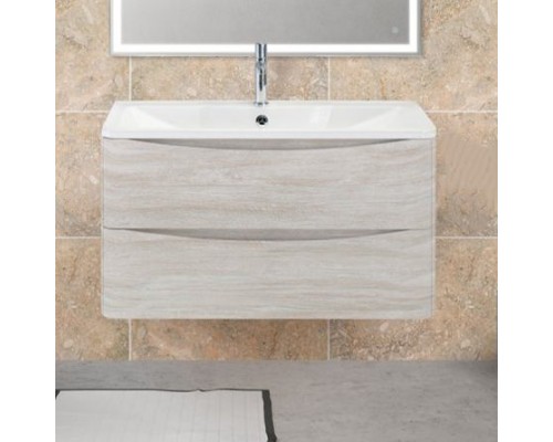 Тумба с раковиной BelBagno Acqua 100 подвесная, rovere vintage bianco