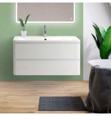 Тумба с раковиной BelBagno Albano 80 подвесная, bianco lucido