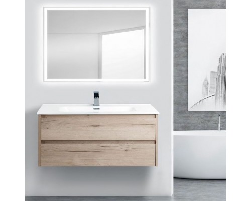 Мебель для ванной комнаты BelBagno Kraft 100 rovere galifax bianco