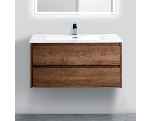 Тумба с раковиной BelBagno Kraft 100 rovere tabacco