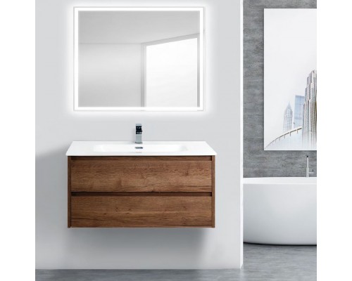 Мебель для ванной комнаты BelBagno Kraft 100 rovere tabacco