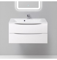 Тумба с раковиной BelBagno Marino 90 bianco lucido, подвесная