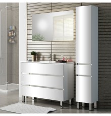 Мебель для ванной комнаты Sanvit Кубэ -3 80 белый глянец