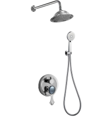 Душевой комплект Bronze de Luxe Yasmina NT800/B03-2 С ВНУТРЕННЕЙ ЧАСТЬЮ, хром
