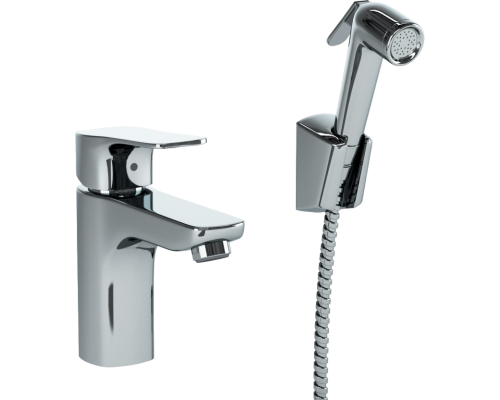 Смеситель для раковины Paini Viva Style P4CR205/574 с гигиеническим душем, хром
