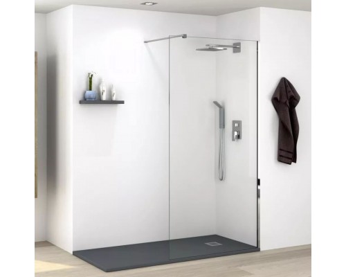 Душевая перегородка Parly Т100 100x190, профиль хром, стекло прозрачное