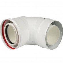 Коаксиальный отвод Baxi KHG 87°, 110/160мм, HT KUG71413361- (KUG71413361-)