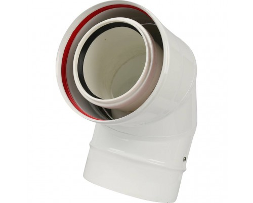 Коаксиальный отвод Baxi KHG 87°, 110/160мм, HT KUG71413361- (KUG71413361-)