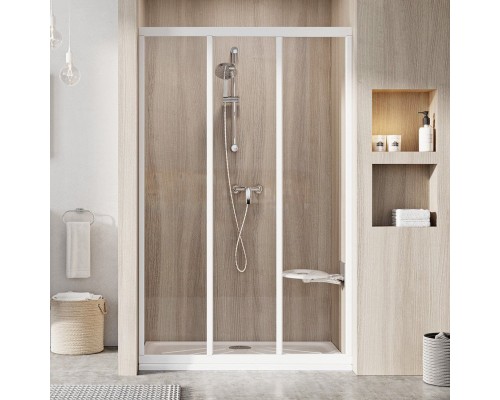 Душевая дверь в нишу Ravak Supernova ASDP3-100 Transparent, 200, профиль белый