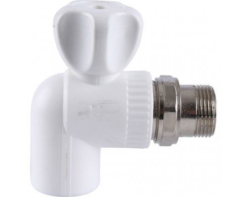 Кран шаровой Kalde разборный угловой с накидной гайкой 25х3/4 (3242-vre-250c00)