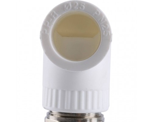 Кран шаровой Kalde разборный угловой с накидной гайкой 25х3/4 (3242-vre-250c00)