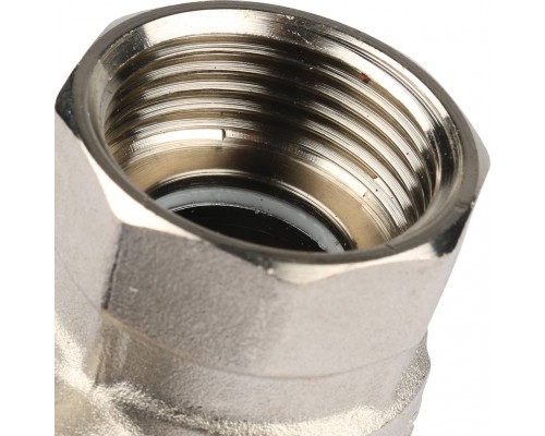 *12081221001 REHAU RAUTHERM S Комплект двух прямых никелирован. шаровых кранов G1  для коллекторов (12081221001)