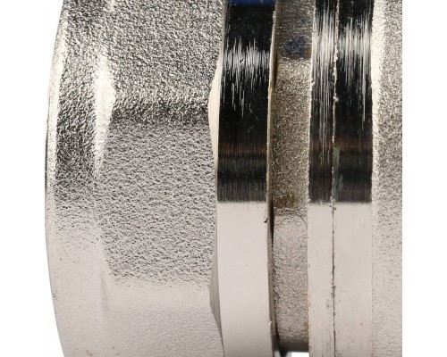 *12081221001 REHAU RAUTHERM S Комплект двух прямых никелирован. шаровых кранов G1  для коллекторов (12081221001)