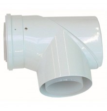 Тройник Vaillant с ревизионным отверстием, концентрический 20106383 (0020106383)