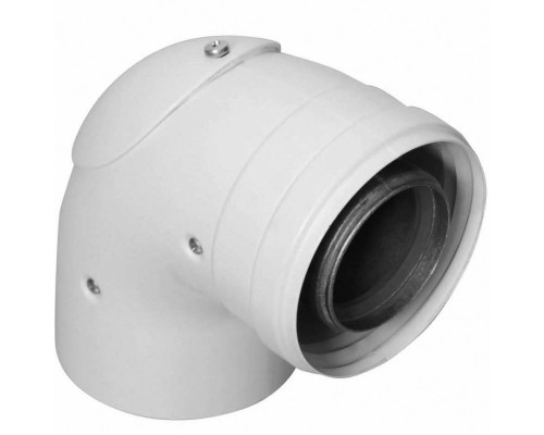 Инспектируемый коаксиальный отвод Baxi KHG 90°, диам. 60/100 мм KHG71410411- (KHG71410411-)