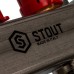 Коллектор из нержавеющей стали в сборе с расходомерами STOUT 9 выходов (SMS 0907 000009)
