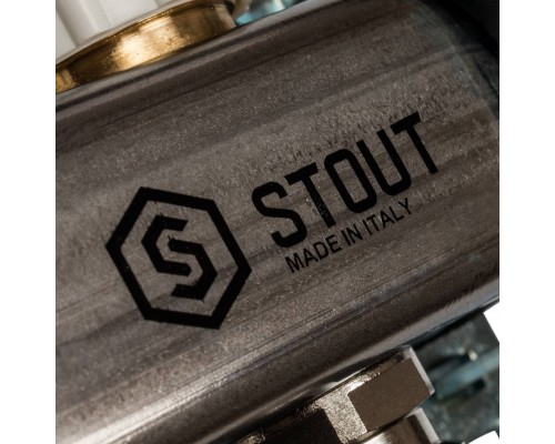 Коллектор из нержавеющей стали с расходомерами STOUT 4 выхода (SMS 0917 000004) Коллектор из нержавеющей стали с расходомерами STOUT 4 выхода (SMS 0917 000004)