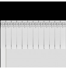 Радиатор алюминиевый ROMMER Profi 350 12 секций (AL350-80-80-080) боковое подключение (RAL9016) RAL-1210-035012 (RAL-1210-035012)