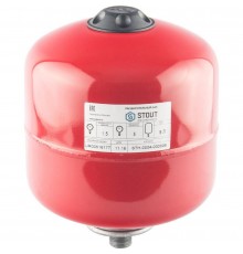 Расширительный бак STOUT STH-0004 на отопление 5 л. (цвет красный) (STH-0004-000005)