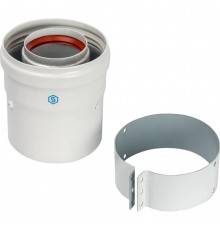 Адаптер для котла вертикальный коаксиальный STOUT DN60/100 (совместимый с Vaillant, Protherm NEW)(с логотипом) SCA-6010-230100 (SCA-6010-230100)