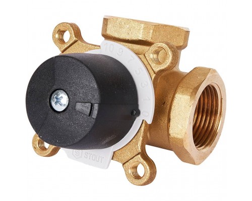 STOUT трехходовой смесительный клапан 1  KVs 8 (SVM-0003-012501)