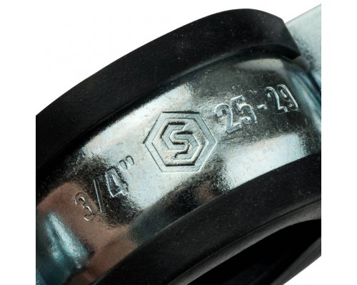 Комплект STOUT хомут+шпилька шуруп +дюбель пластиковый 3/4 (25-29) (SAC-0020-100034)