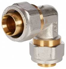 Угольник STOUT  90° 32x32 для металлопластиковых труб винтовой (SFS-0003-003232)