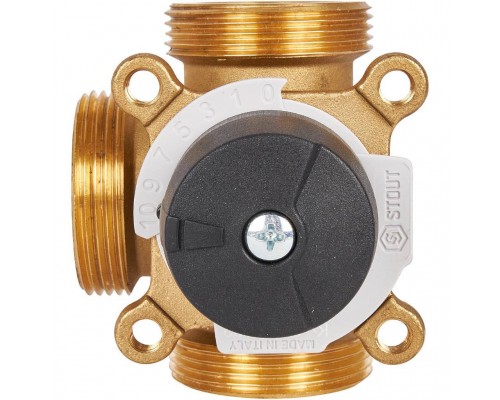 STOUT  3-х ходовой смесительный клапан 1  -1 1/2”  KVs 8 (SVM-0013-012501)