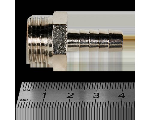 Штуцер STOUT НР никелированный 1/2 x10 (SFT-0067-001210)