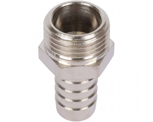 Штуцер STOUT НР никелированный 1/2 x14 (SFT-0067-001214) Штуцер STOUT НР никелированный 1/2 x14 (SFT-0067-001214)