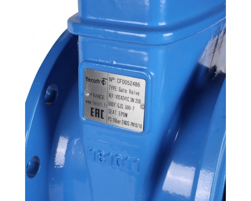Задвижка Tecofi аналог МЗВ VOC4241C Ду250 Ру16 (VOC4241C-00EP0250) Задвижка Tecofi аналог МЗВ VOC4241C Ду250 Ру16 (VOC4241C-00EP0250)