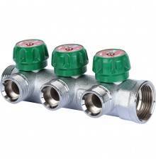 Коллектор регулирующий STOUT 1 , 3 отвода 3/4  ЕК SMB-6850-013403 (SMB-6850-013403)