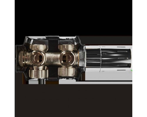 Комплект Meibes Design Line для нижнего подключения, цвет хром (F12161)