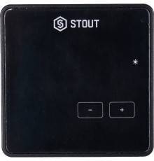 Проводной комнатный регулятор R-10z, черный STOUT STE-0101-010004 (STE-0101-010004)