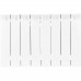 Радиатор биметаллический STOUT STYLE 350 8 секций боковое подключение (белый RAL 9010) SRB-0110-035008 (SRB-0110-035008)