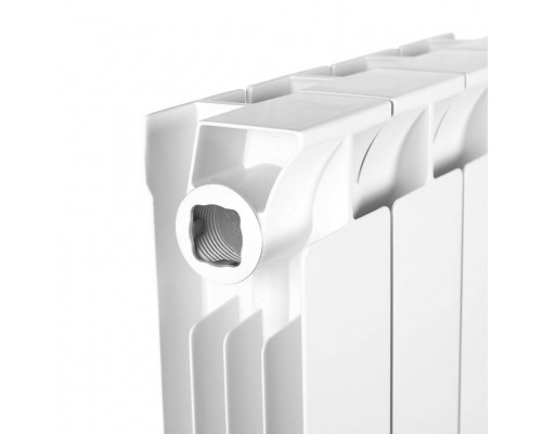 Радиатор биметаллический STOUT STYLE 350 8 секций боковое подключение (белый RAL 9010) SRB-0110-035008 (SRB-0110-035008)
