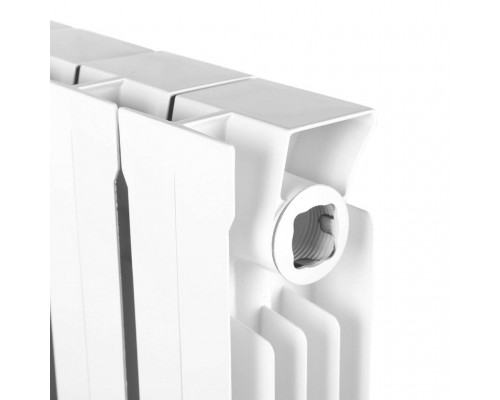 Радиатор биметаллический STOUT STYLE 350 8 секций боковое подключение (белый RAL 9010) SRB-0110-035008 (SRB-0110-035008)